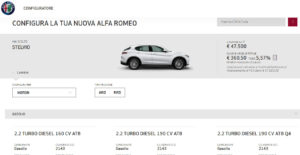 Configuratore Alfaromeo